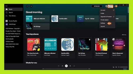 setting account Spotify - follow and add friends on Spotify - How to Spotify