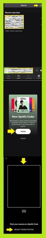 scan Spotify code - follow and add friends on Spotify - How to Spotify