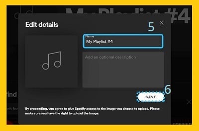 change name playlist Spotify desktop app - Spotify playlist picture - How to Spotify
