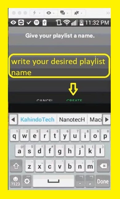 write your playlist name - Spotify Playlists - How to Spotify