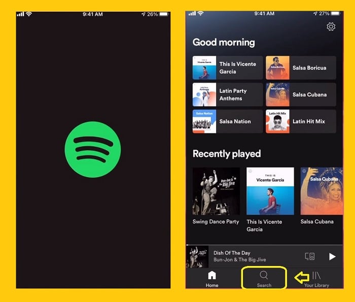 download music Spotify android search - downloading music on Spotify - how to Spotify