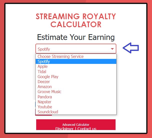 estimate earning on Spotify - How to Spotify