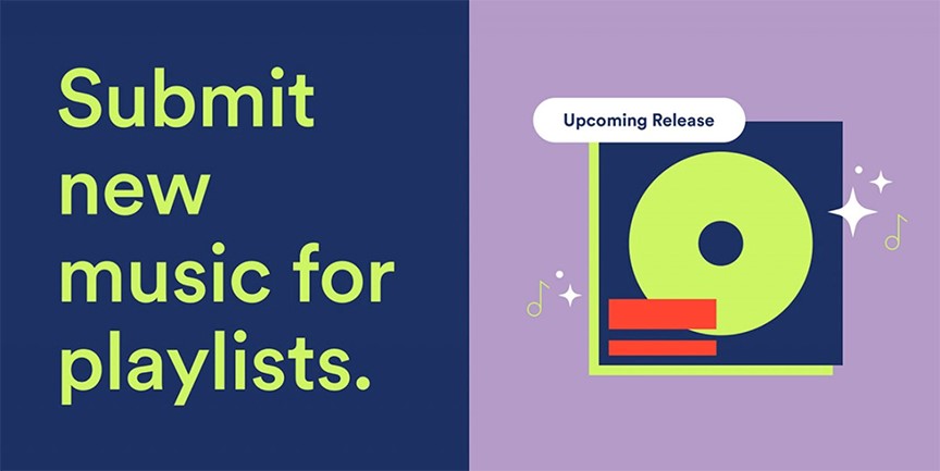 submit new music for the playlists