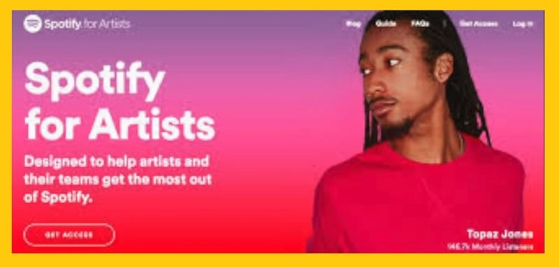 Spotify for artist  