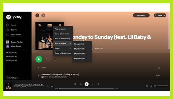 add songs to a desktop playlist - working with Spotify - How to Spotify