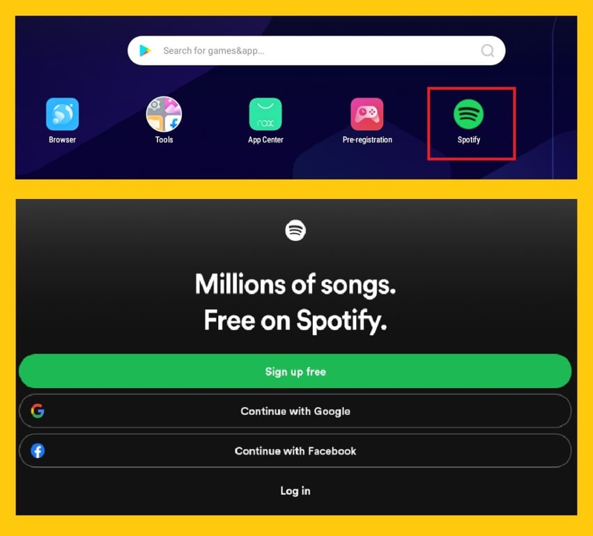 sign up for free Spotify  - log in Spotify- how to Spotify