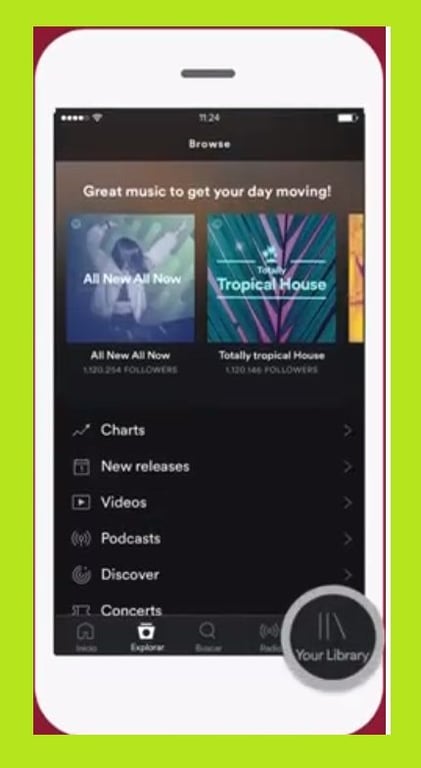 your library Spotify songs- working with Spotify - How to Spotify